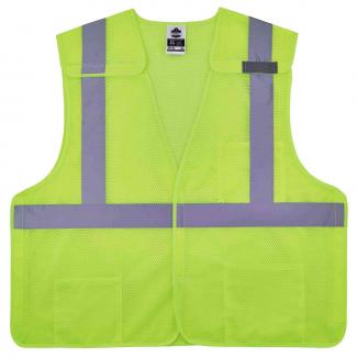 GloWear 8217BA Breakaway Mesh Hi-Vis Safety Vest - Type R, Class 2