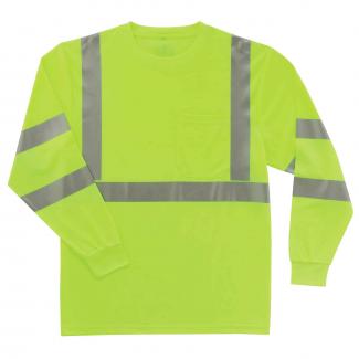 GloWear 8391 Hi-Vis Long Sleeve T-Shirt - Type R, Class 3