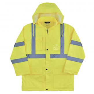 GloWear 8366 Lightweight Hi-Vis Rain Jacket - Type R, Class 3