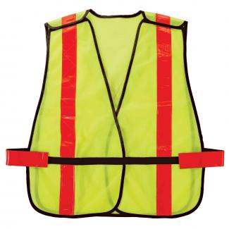 GloWear 8080BAX X-Back Hi-Vis Safety Vest - Non-Certified, Hook + Loop