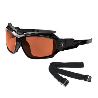 Skullerz LOKI Polarized Convertible Safety Spoggles with Strap