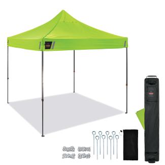 SHAX 6002 Heavy-Duty Pop-Up Tent - 10ft x 10ft