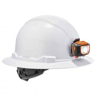 Skullerz 8971LED Premium Full Brim Hard Hat and LED Light - Type 1, Class E