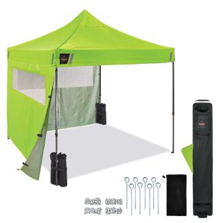 SHAX 6056 Heavy-Duty Pop-Up Tent Kit - Mesh Windows - 10ft x 10ft