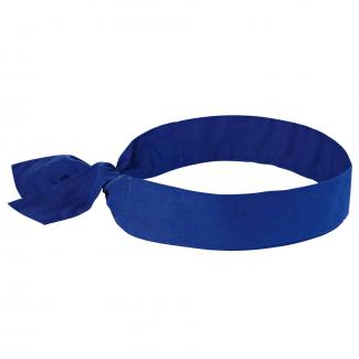 Chill-Its 6700 Evaporative Cooling Bandana Headband - Polymers, Tie Closure