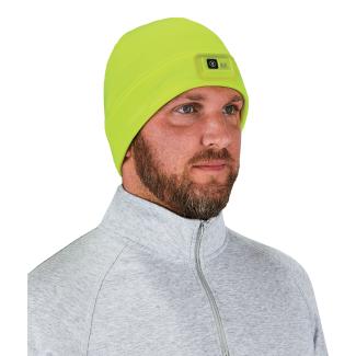 N-Ferno 6801 Winter Skull Cap with LED Rechargeable Light