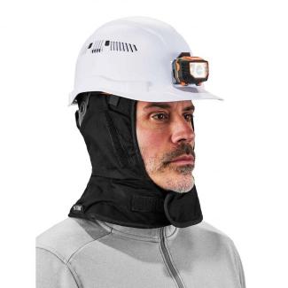 N-Ferno 6852 Winter Hard Hat Liner - 2-Layer, Fleece-Lined, Cotton Shell, Shoulder Length