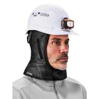 N-Ferno 6952 Winter Hard Hat Liner - 3-Layer, Sherpa-Lined, Quilted Shell, Shoulder Length