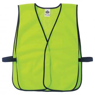 GloWear 8010HL Hi-Vis Safety Vest - Non-Certified, Hook + Loop, Economy 
