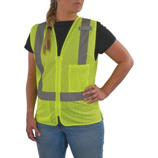 GloWear 8210ZW-S Women’s Hi-Vis Vest - Type R, Class 2, Zipper