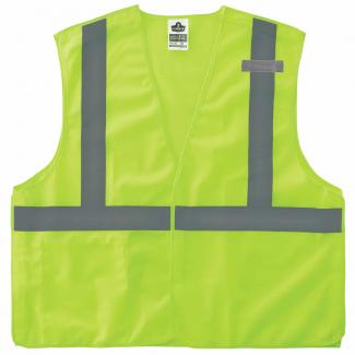 Ergodyne GloWear 8220Z ANSI High Visibility Reflective Safety Vest Zipper Closu 