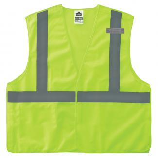 GloWear 8215BA-S Breakaway Mesh Hi-Vis Safety Vest - Type R, Class 2, Economy, Single Size