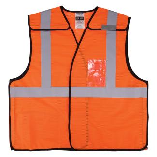 GloWear 8216BA Breakaway Hi-Vis Safety Vest - Type R, Class 2, ID Badge Holder