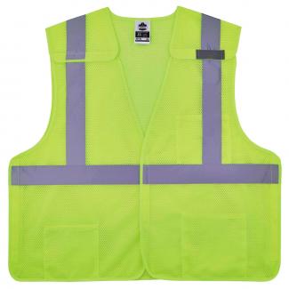 High Visibility Reflective Safety Vest Zipper Front with 5 Pockets Yel –  Shipyard supplies, Inc