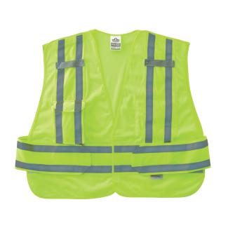 GloWear 8244PSV Expandable Hi-Vis Public Safety Vest - Type P, Class 2