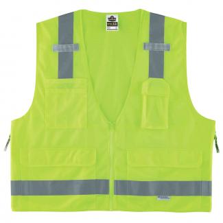 GloWear 8250Z Surveyors Vest - Type R, Class 2, Zipper