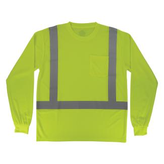 GloWear 8284 Essential Hi-Vis Long Sleeve T-Shirt - Type R, Class 2