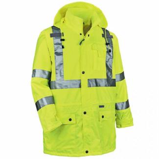 GloWear 8365 Hi-Vis Rain Jacket - Type R, Class 3, Breathable