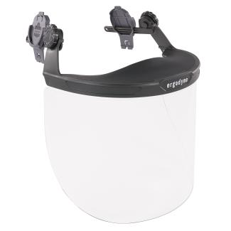 Skullerz 8995 Anti-Scratch & Anti-Fog Hard Hat Face Shield with Adapter for Full Brim