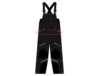 Arrow going around waist