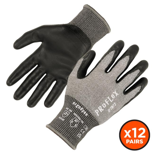 Front and back of gloves - x12 pairs
