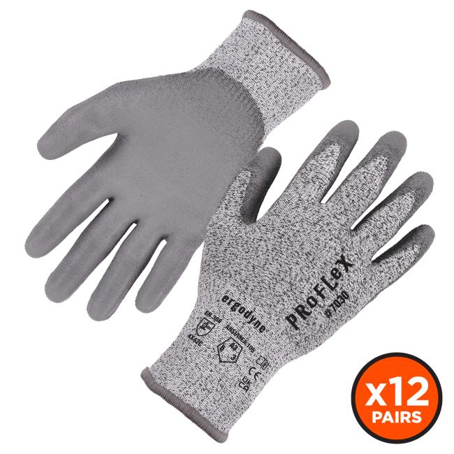 Front and back of gloves - x12 pairs