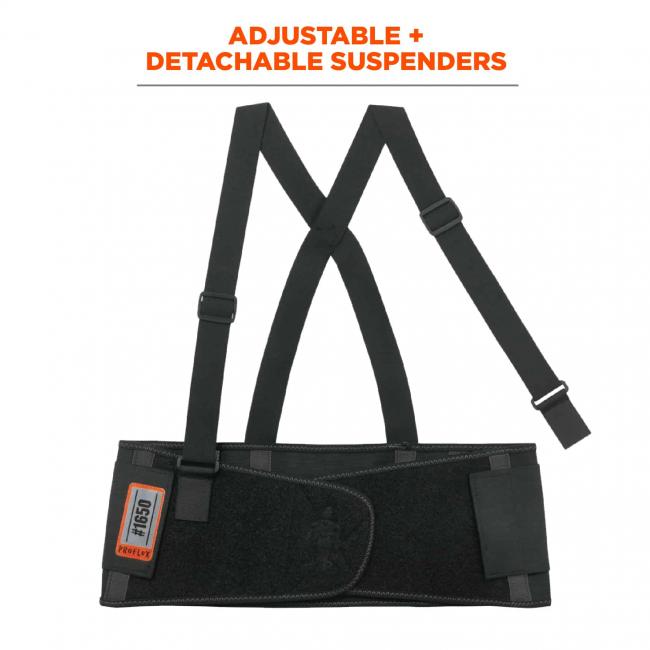 Adjustable + detachable suspenders