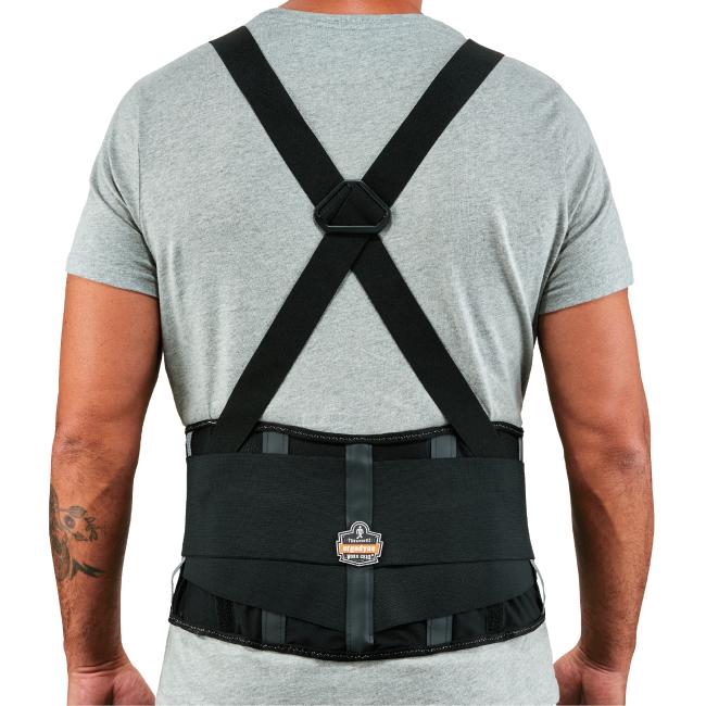 Back support on model