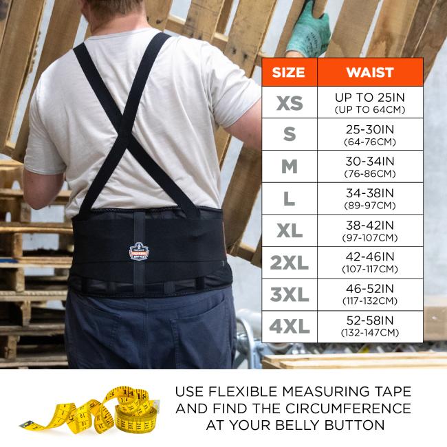 Spandex Back Support Brace | Ergodyne