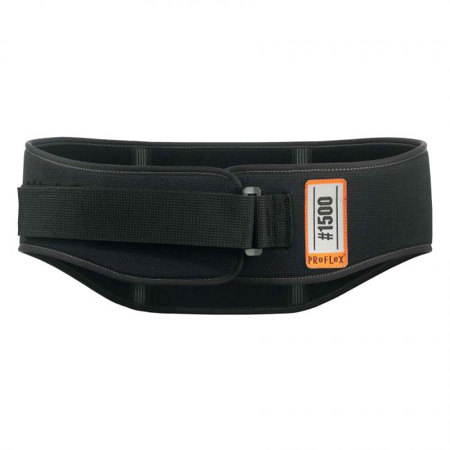 Black weightlifting style back support