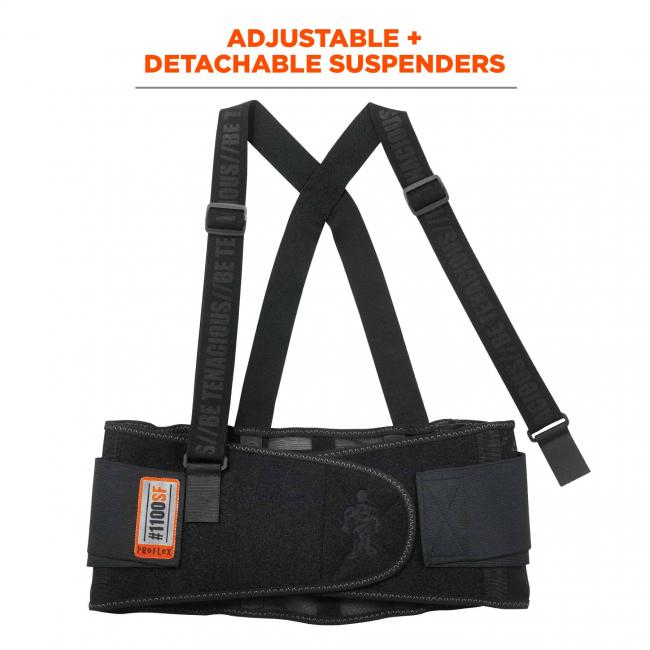 Adjustable + detachable suspenders