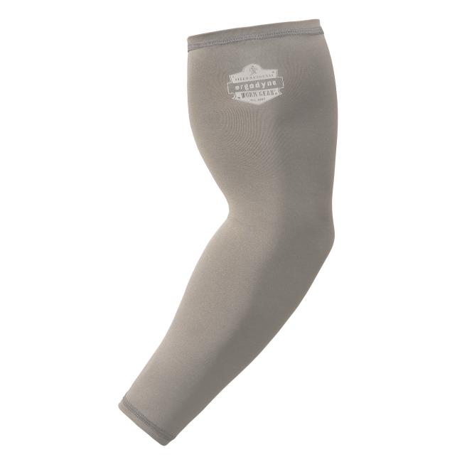 Front of single gray cooling arm sleeve