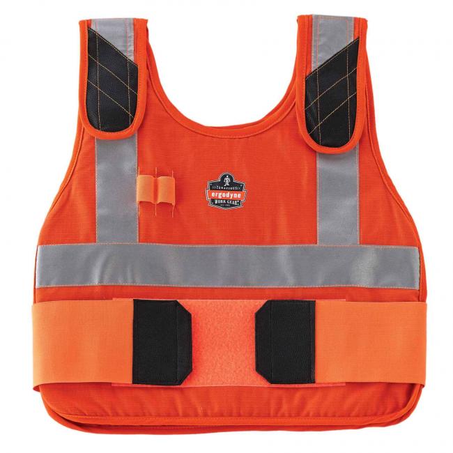 6225HV S/M Orange Phase Change Premium Cooling Vest Hi Vis cooling-vest image 1