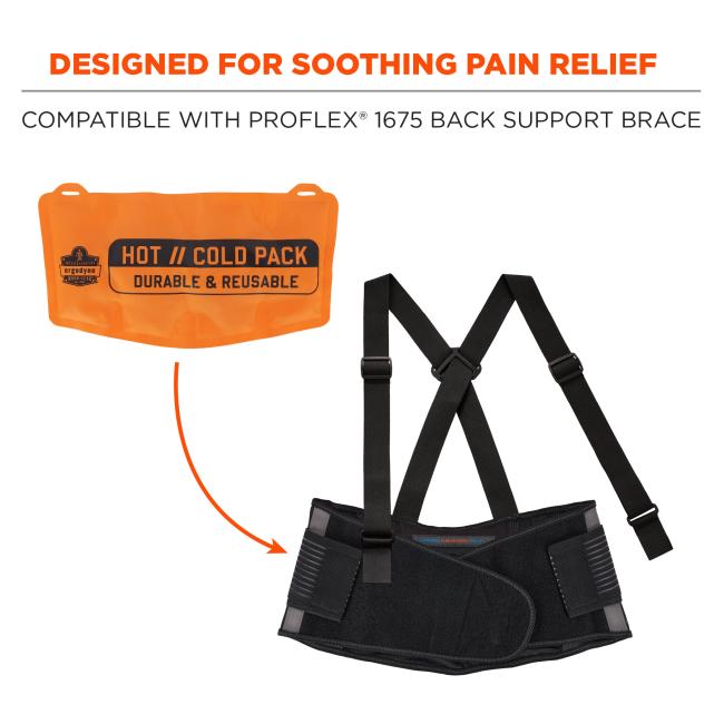 Designed for soothing pain relief: compatible with ProFlex 1675 Back Support Brace