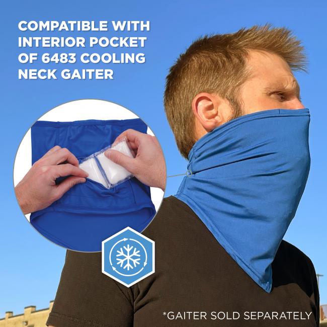 Copmatible with interior pocket of 6483 cooling neck gaiter. Gaiter sold separately