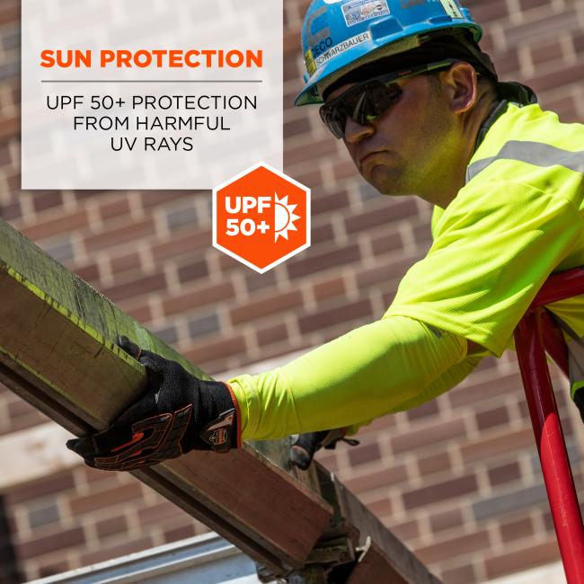 UPF 50+ protection: blocks harmful UV rays