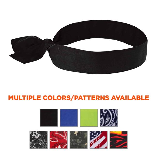 Multiple colors/patterns available. Swatches for black, blue, lime, navy western, skulls, red western, camo, stars & stripes, and flames.