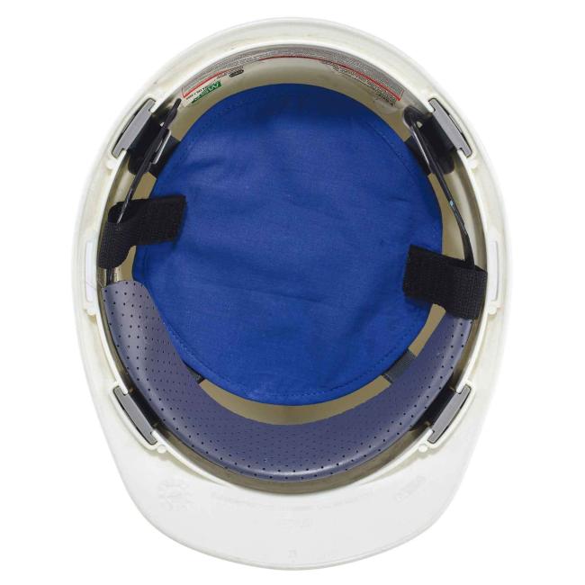 6715 Blue Evaporative Cooling Hard Hat Pad hard-hat-liner image 2