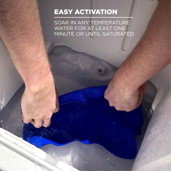Easy Activation: Soak in any temperature water for at least one minute or until saturated