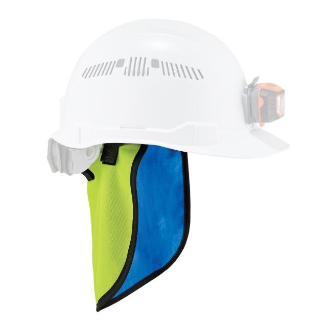 Chill-Its 6670CT Evaporative Cooling Hard Hat Neck Shade - PVA