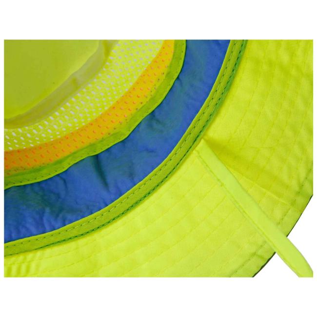 8935CT S/M Lime Evap. Class Headwear Hi-Vis Ranger Hat w/CT image 2