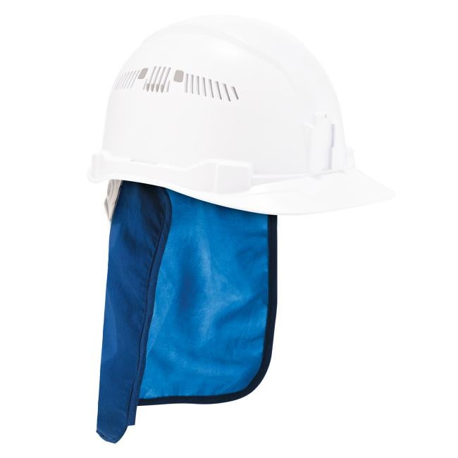 Hard hat liner on hard hat