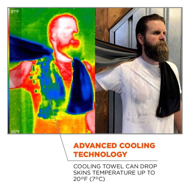 6602MF Blue Evaporative Cooling Towel image 5