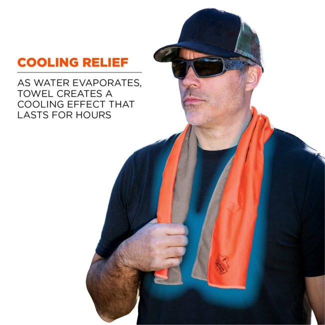 6602MF Blue Evaporative Cooling Towel image 2