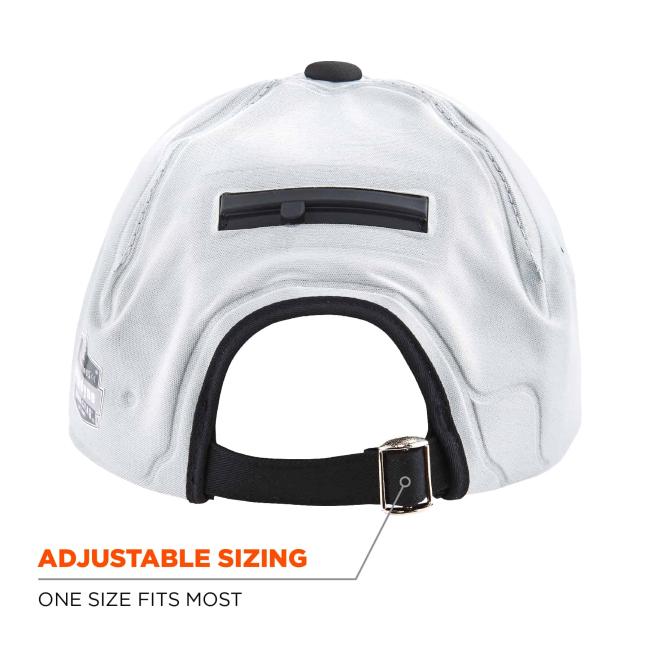 6686 Gray Dry Evaporative Cooling Hat image 2
