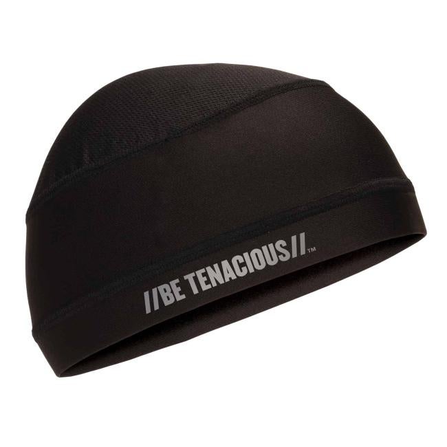 front view of black 6632 skull cap image 1