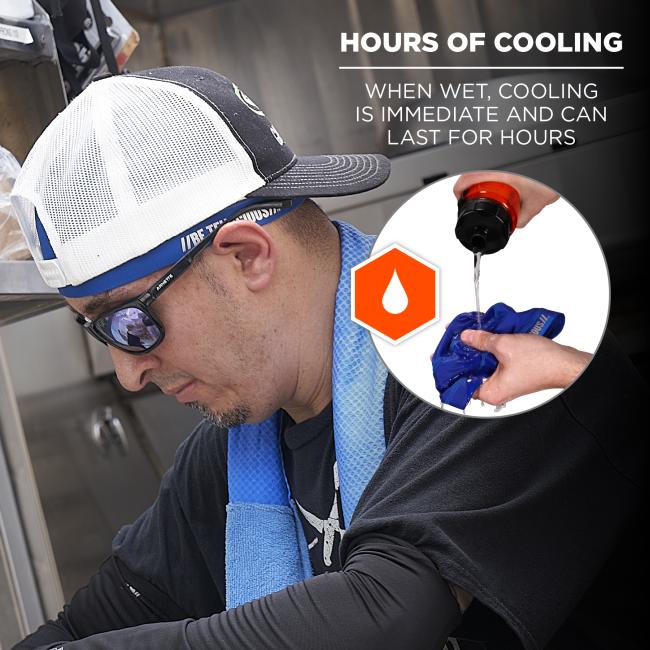 hours of cooling: when wet, cooling is immediate and can last for hours image 3
