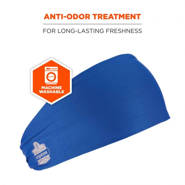 Anti-odor treatment: for long-lasting freshness. Icon says machine washable.