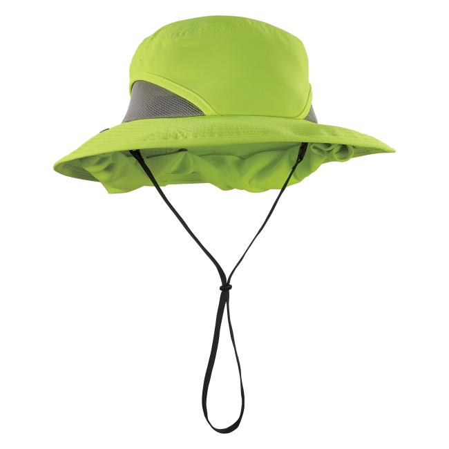 3q view of ranger hat with neck shade up