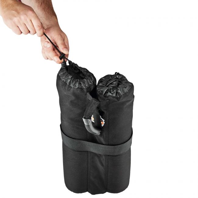 6094 One Size Black Tent Weight Bags - Set of 2 tent-weight-sand-bags image 4